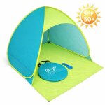 Tente enfant pop - up rectangulaire ginger home avec protection uv 50 + , l�g�re et pliable pour plage ...