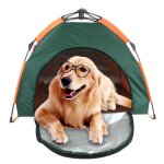 Tente etanche pour chien et chat, niche pour chiot, portable et respirante, avec coussin, pliable, extrieur, ...