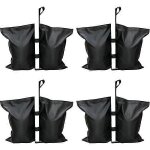 Tente d'extérieur pliante avec sacs de sable fixes comme contrepoids (4 pièces) Tente d'extérieur pliante avec sacs de sable fixes comme contrepoids (4 pièces)