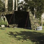 Tente familiale tipi 6 personnes camouflage impermable