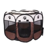Tente octogonale pliable portable pour chien ou chat, id�ale comme parc a chiot, cage, niche de vos animaux, ...