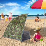 Tente de plage en plein air, abri solaire pour 2 personnes, robuste, 170t, en polyester, pour la pêche, ... Tente de plage en plein air, abri solaire pour 2 personnes, robuste, 170t, en polyester, pour la pêche, ...