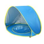 Tente de plage portable etanche, auvent solaire, protection contre les uv, parasol de voyage en plein ...