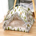 Tente pliable portable pour animal de compagnie, lit pour chat, grotte pour chien, chiot, extrieur, ...