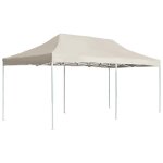 Tente de rception pliable aluminium 6 x 3 m crme