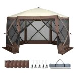 Tente tonnelle escamotable - duoku - abri solaire a 6 côtés - tente moustiquaire a installation rapide ... Tente tonnelle escamotable - duoku - abri solaire a 6 côtés - tente moustiquaire a installation rapide ...