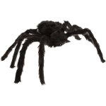 Teppc - araigne d'halloween 50cm araigne poilue araigne noire gante raliste fausses araignes pour ...