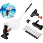 Teppc - aspirateur piscine hors sol manuel, aspirateur de piscine pour tuyau d'arrosage, hydraulique ...