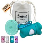 Teppc - distributeur de sacs  djections canines avec support en herbe de bl bio / support / biodgradable ...