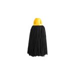 Teppe - 08110 tête de balai - serpillière en microfibre 160 g noir Teppe - 08110 tête de balai - serpillière en microfibre 160 g noir
