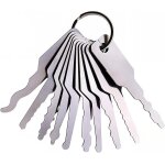 Teppe - 1 pices crochetage serrure, kit de crochetage 10 en 1 apprendre le lockpicking avec lot carte ...