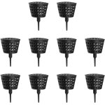 Teppe - lot de 10 paniers en maille pour engrais, pots de pépinière de jardin, aquarium portable avec ... Teppe - lot de 10 paniers en maille pour engrais, pots de pépinière de jardin, aquarium portable avec ...