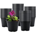 Teppe - 100 pièces 10cm pots de fleurs, pot pour semis exterieur, pot plastique plante, pot de repiquage, ... Teppe - 100 pièces 10cm pots de fleurs, pot pour semis exterieur, pot plastique plante, pot de repiquage, ...