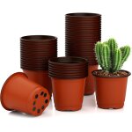 Teppe - 100 pièces semis pot de fleurs en plastique godets repiquage, pot semis en plastique, pot plastique ... Teppe - 100 pièces semis pot de fleurs en plastique godets repiquage, pot semis en plastique, pot plastique ...