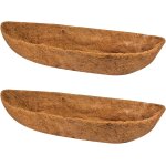 Teppe - lot de 2 inserts en coco - insert de rechange en coco - pour panier naturel - jardinire suspendue ...
