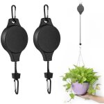 Teppe - 2 pièces poulie pour plantes, poulies de plantes réglables et rétractables pour suspendre des ... Teppe - 2 pièces poulie pour plantes, poulies de plantes réglables et rétractables pour suspendre des ...