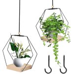Teppe - 2 pièces suspension plante intérieure, porte plante suspendue, pots de fleurs suspendus avec ... Teppe - 2 pièces suspension plante intérieure, porte plante suspendue, pots de fleurs suspendus avec ...