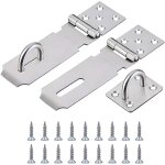 Teppe - 2 sets extra - epaisses cadenas fermoir 4 pouces loquets a cadenas en acier inoxydable loquet ...