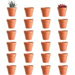 Teppe - 24 pcs terre cuite mini pots de plante, 3 x 3. 5 cm pots de fleurs peinture graffiti, avec trou ... Teppe - 24 pcs terre cuite mini pots de plante, 3 x 3. 5 cm pots de fleurs peinture graffiti, avec trou ...