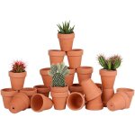 Teppe - lot de 28 pots de fleurs, petite terre cuite pots avec trou de drainage pour l'intérieur, extérieur, ... Teppe - lot de 28 pots de fleurs, petite terre cuite pots avec trou de drainage pour l'intérieur, extérieur, ...