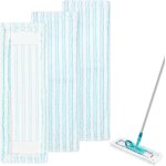 Teppe - 3 pices serpillres de rechange, microfibre, chiffon de nettoyage pour sol, compatible avec ...