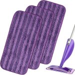 Teppe - 3pcs lingettes reutilisable pour swiffer wetjet wood, serpillières en microfibre remplacement, ... Teppe - 3pcs lingettes reutilisable pour swiffer wetjet wood, serpillières en microfibre remplacement, ...