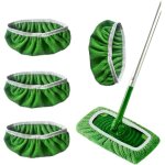 Teppe - 4 pices lingettes reutilisable pour swiffer, balais nettoyer sol, tampon a vadrouille rutilisable, ...
