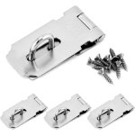 Teppe - ® 4 pièces loquets et verrous de portes, 82 mm porte fermoir verrou de porte moraillon de verrou ... Teppe - ® 4 pièces loquets et verrous de portes, 82 mm porte fermoir verrou de porte moraillon de verrou ...