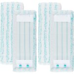 Teppe - 4 serpillres pour balai professionnel xl micro duo / profi xl cotton plus, systme a 2 fibres, ...