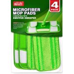 Teppe - lot de 4 serpillères en microfibre compatibles avec les balais swiffer, réutilisables et lavables ... Teppe - lot de 4 serpillères en microfibre compatibles avec les balais swiffer, réutilisables et lavables ...