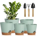 Teppe - 5 pcs pots de fleurs en plastique, 17. 8 / 16. 5 / 15. 2 / 13. 9 / 12. 7cm pots à fleurs / plantes ... Teppe - 5 pcs pots de fleurs en plastique, 17. 8 / 16. 5 / 15. 2 / 13. 9 / 12. 7cm pots à fleurs / plantes ...