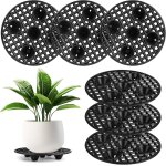 Teppe - lot de 6 grilles de drainage 20cm, untersetzer pflanzen blumentopfgitter, maille pad tapis trou, ... Teppe - lot de 6 grilles de drainage 20cm, untersetzer pflanzen blumentopfgitter, maille pad tapis trou, ...