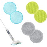 Teppe - 6 pices tampons de rechange sans fil, rotative electrique sans fil gants de rechange, tampons ...