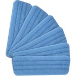 Teppe - 6pcs mop remplacement des tampons, microfibre de pulvrisation de balai pour les serpillres ...