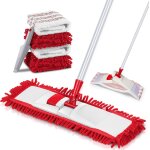 Teppe - balai serpillre, serpillire balai plat professionnel rotatif a 360, balais serpillire lavage ...