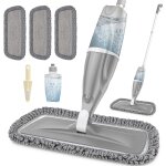 Teppe - balais serpillre vaporisateur - spray mop microfibre professionnel balai lave sol avec reservoir ...