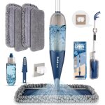 Teppe - balai a vaporisateur pour sol 800 ml avec 4 lingettes rutilisables - nettoyage maison cuisine ...