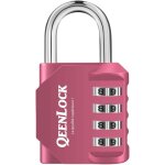 Teppe - cadenas 4 chiffres, cadenas  code pour casier vestiaire sport, collge, scolaire, cadenas avec ...