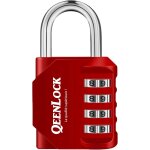 Teppe - cadenas code 4 chiffres, cadenas a code pour casier vestiaire sport, college, scolaire, cadna ...