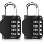 Teppe - cadenas a combinaison etanche a 4 chiffres, en alliage de zinc, pour portes, botes a outils, ...