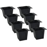Teppe - jardinires  palettes - jardinire pour palette europenne - jardinire de balcon - pot de fleurs ...