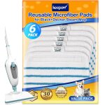 Teppe - lavette pour black et decker balai nettoyeur vapeur, compatible avec black decker steam mop fsm1630s ...