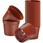 Teppe - pots pour semis, 15. 5cm 20 pieces pots de pépinière, plastique réutilisables pot semis / godets ... Teppe - pots pour semis, 15. 5cm 20 pieces pots de pépinière, plastique réutilisables pot semis / godets ...