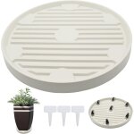 Teppe - support à plantes avec 7 roulettes pivotantes 360, charge 120 kg, Ø 37 - 40 cm u2013 plateau ... Teppe - support à plantes avec 7 roulettes pivotantes 360, charge 120 kg, Ø 37 - 40 cm u2013 plateau ...
