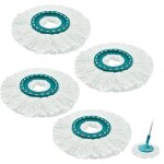 Teppe - ttes de rechange balai serpillre compatible avec leifheit clean twist disc mop, chiffons de ...
