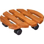 Teppe - wagner support  roulettes pour pot de fleur country Ø 30 x 8 cm pour l'intrieur i roule pot ...