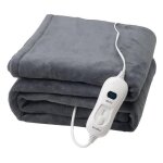 Terraillon cozy couverture chauffante 120 w gris polyester