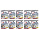 Tesa lot de 10 rubans toil adhsif extra power 19 mm x 2, 75 m gris