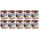 Tesa lot de 10 rubans toil� adh�sif extra power 38 mm x 2, 75 m marron