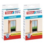 Tesa lot de 2 moustiquaires insect stop standard pour portes 2 x 0, 65 x 2, 20m anthracite Tesa lot de 2 moustiquaires insect stop standard pour portes 2 x 0, 65 x 2, 20m anthracite